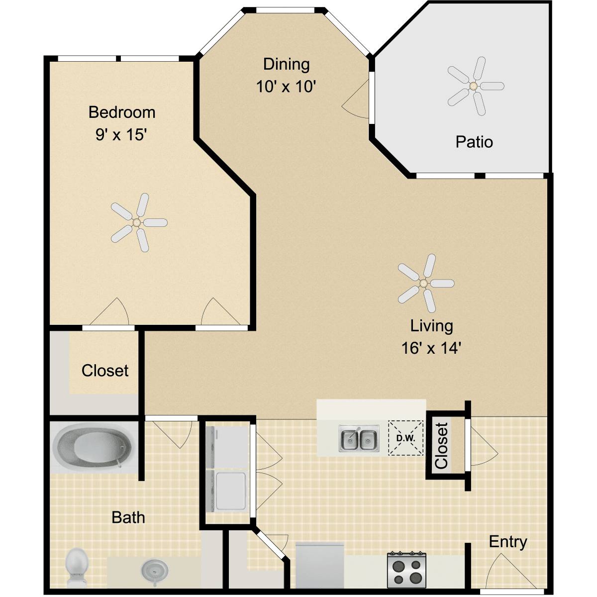Apartment for rent at Legacy Estates Frisco, 3700 Legacy Dr, Frisco, TX 75034