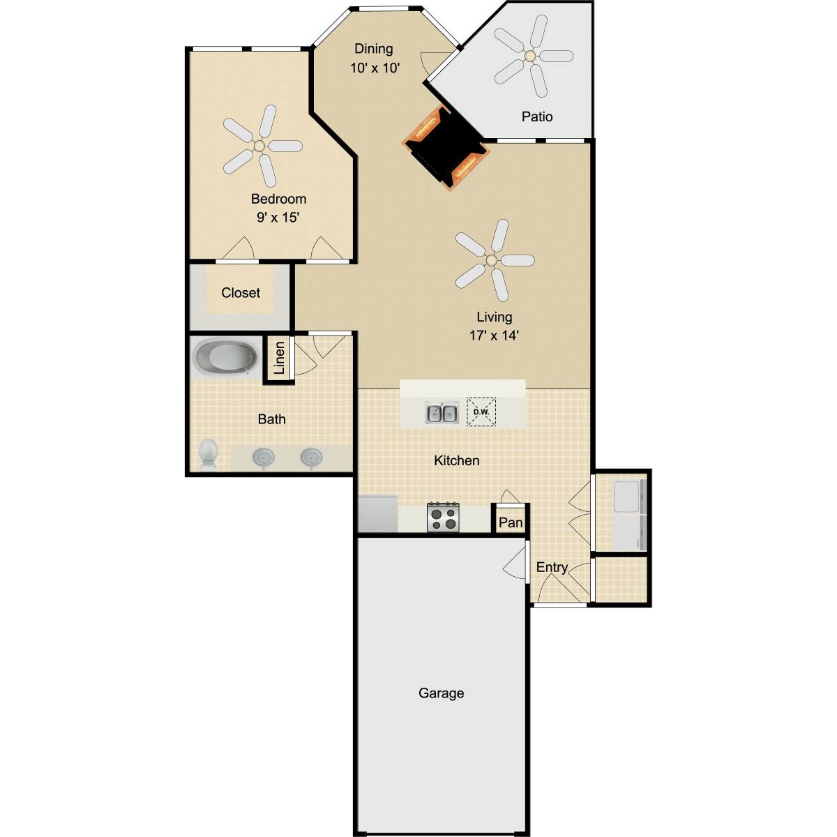 Apartment for rent at Legacy Estates Frisco, 3700 Legacy Dr, Frisco, TX 75034
