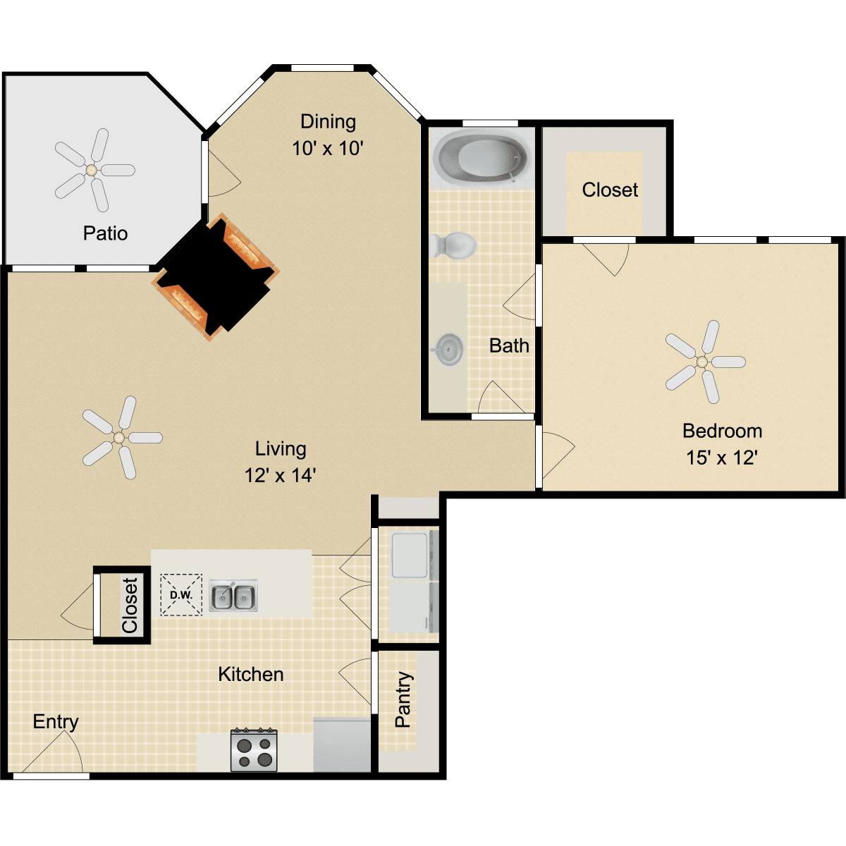 Apartment for rent at Legacy Estates Frisco, 3700 Legacy Dr, Frisco, TX 75034