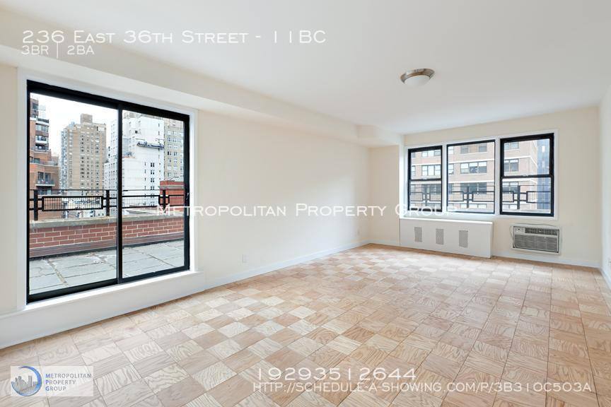 Apartment for rent at 236 E 36th St #11CT, New York, NY 10016