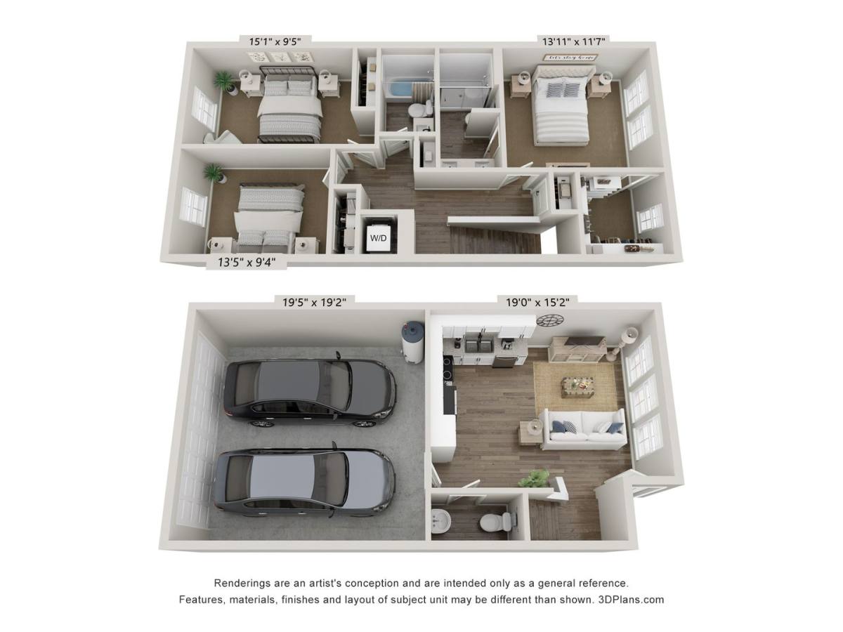 Townhouse for rent at 3705 Pockrus Page Rd, Denton, TX 76208