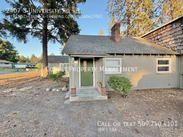 House for rent at 2407 S University Rd #1, Spokane, WA 99206
