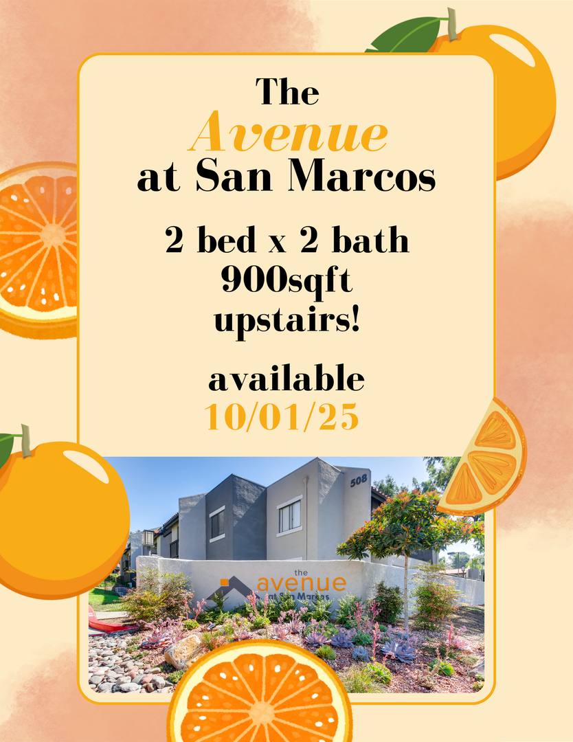 Apartment for rent at 506 E Barham Dr, San Marcos, CA 92078