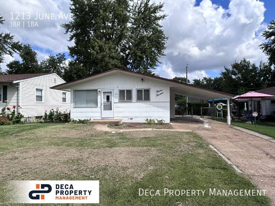 House for rent at 1213 June Ave, Saint Louis, MO 63138