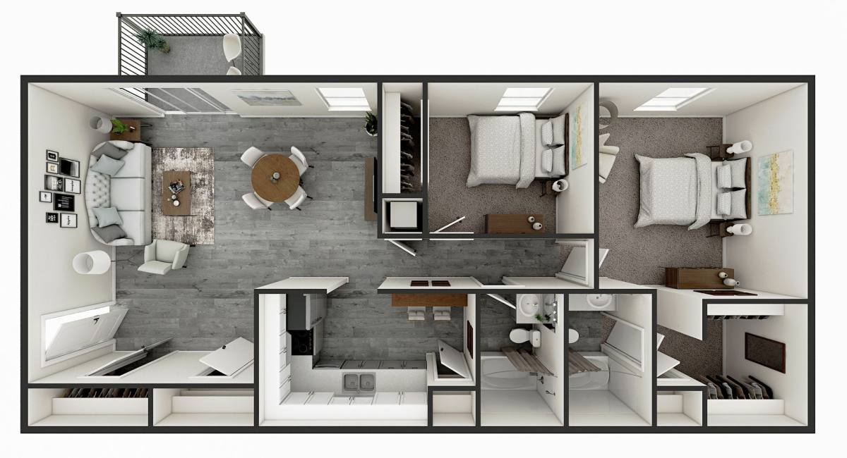 Apartment for rent at 8002 Harcourt Rd, Indianapolis, IN 46260