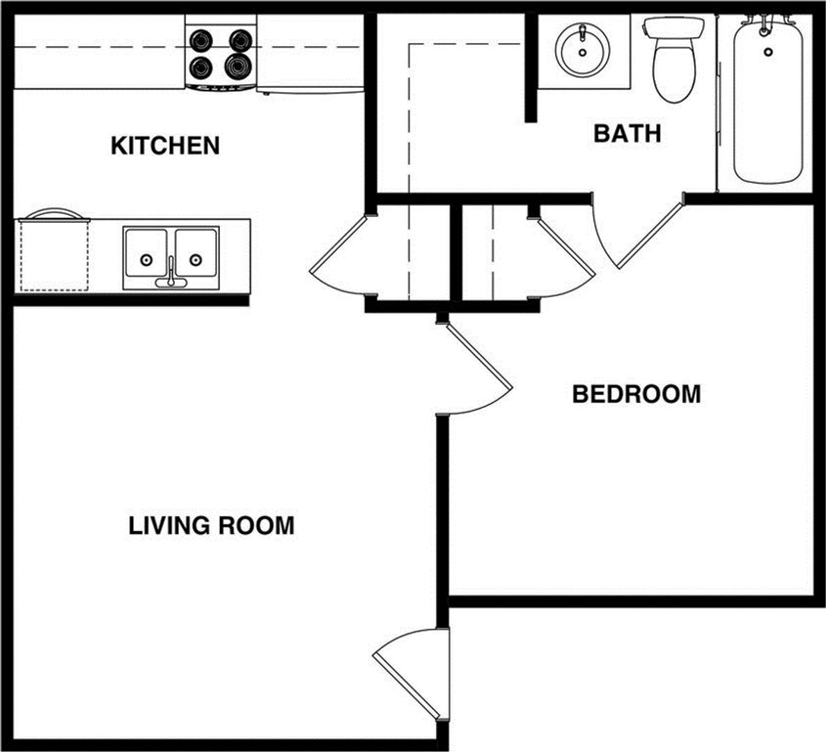 Apartment for rent at 8502 E 66th Place, Tulsa, OK 74133