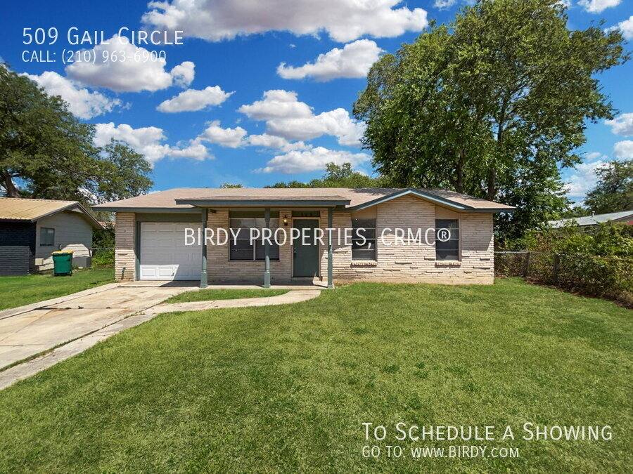 House for rent at 509 Gail Circle, Converse, TX 78109