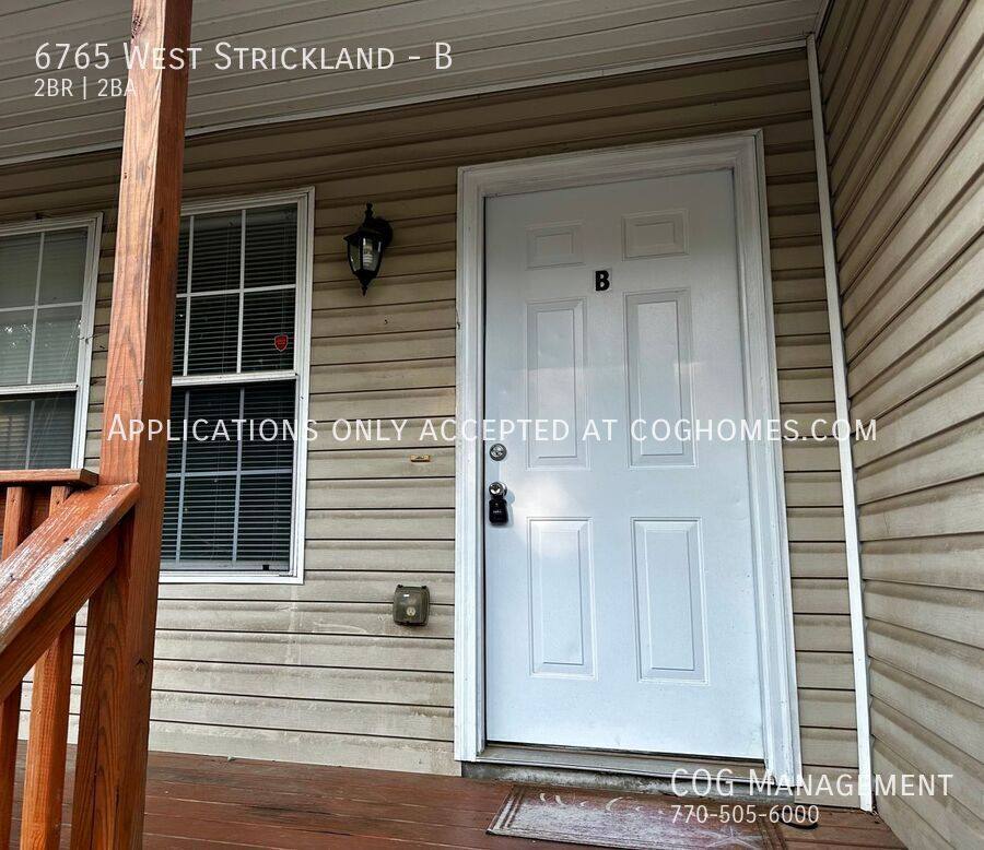 Apartment for rent at 6765 W Strickland #B, Douglasville, GA 30134