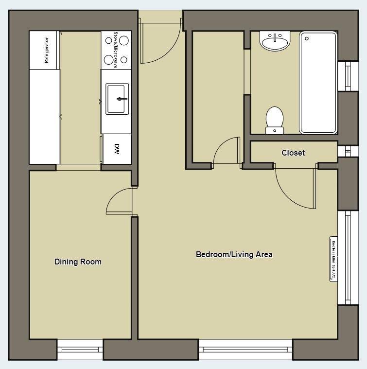 Apartment for rent at Plaza & Peacock, 1414 Austin St, Houston, TX 77002