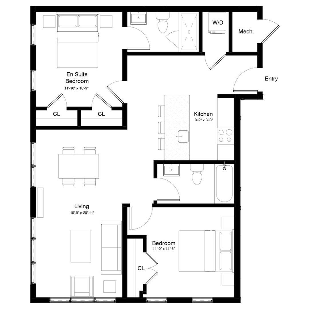 Apartment for rent at 211 Vine St, Philadelphia, PA 19106