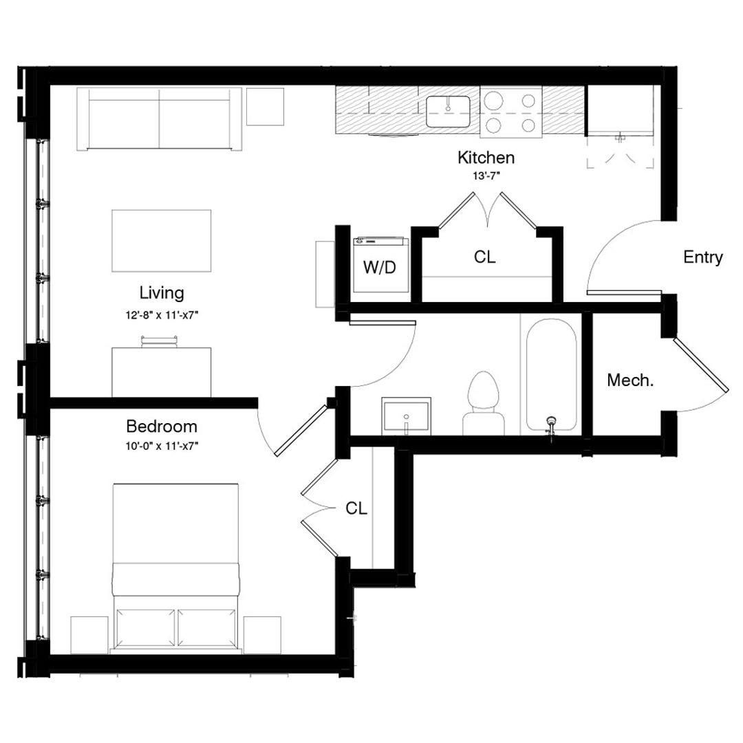 Apartment for rent at 211 Vine St, Philadelphia, PA 19106