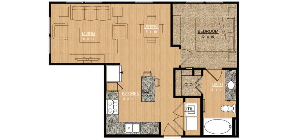 Apartment for rent at 801 & 908 N Bishop Ave, Dallas, TX 75208