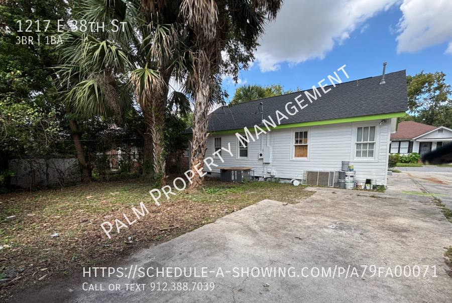 House for rent at 1217 E 38th St, Savannah, GA 31404
