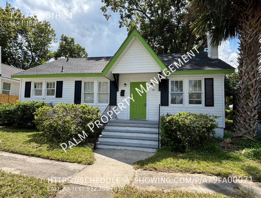 House for rent at 1217 E 38th St, Savannah, GA 31404