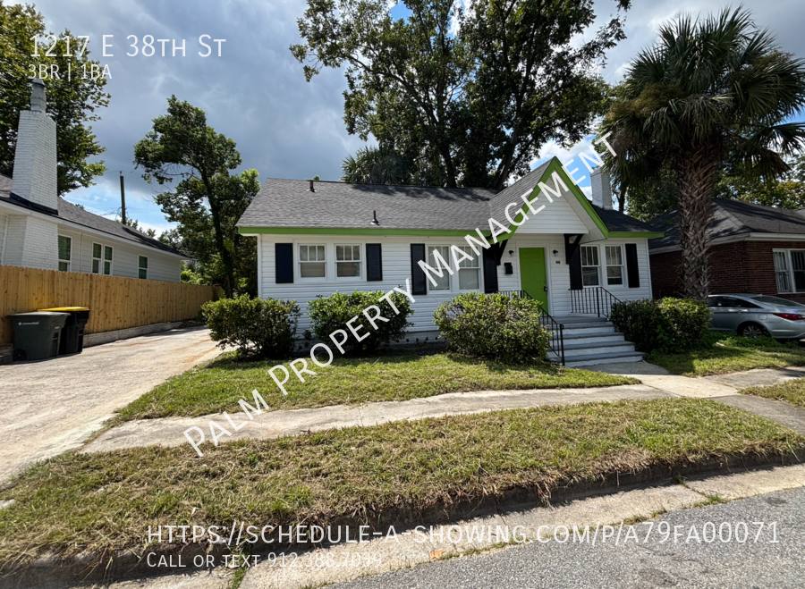 House for rent at 1217 E 38th St, Savannah, GA 31404