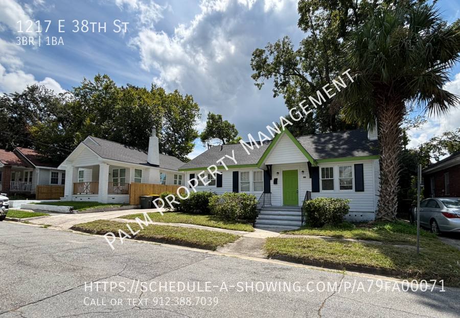 House for rent at 1217 E 38th St, Savannah, GA 31404