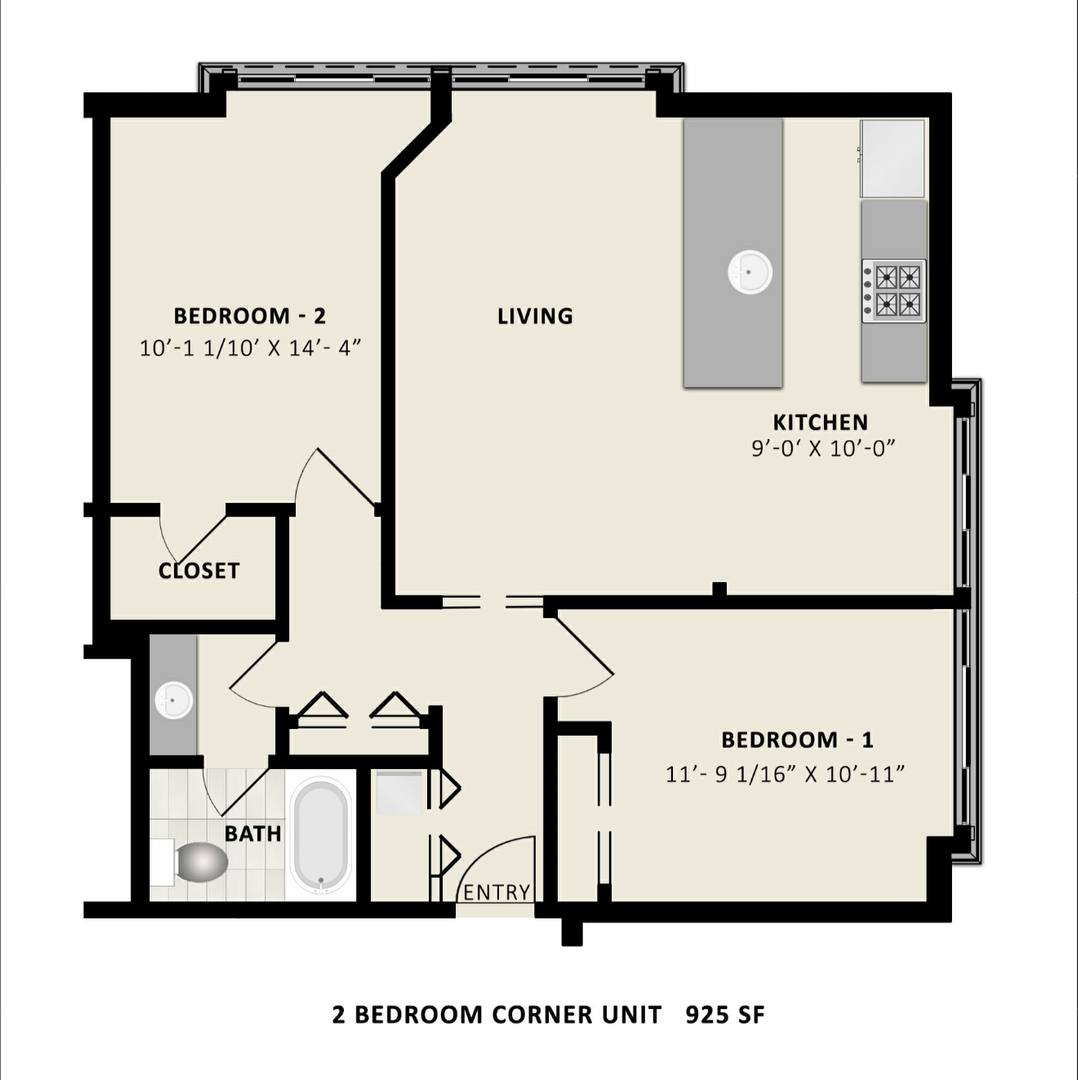 Apartment for rent at 16200 W 9 Mile Rd, Southfield, MI 48075
