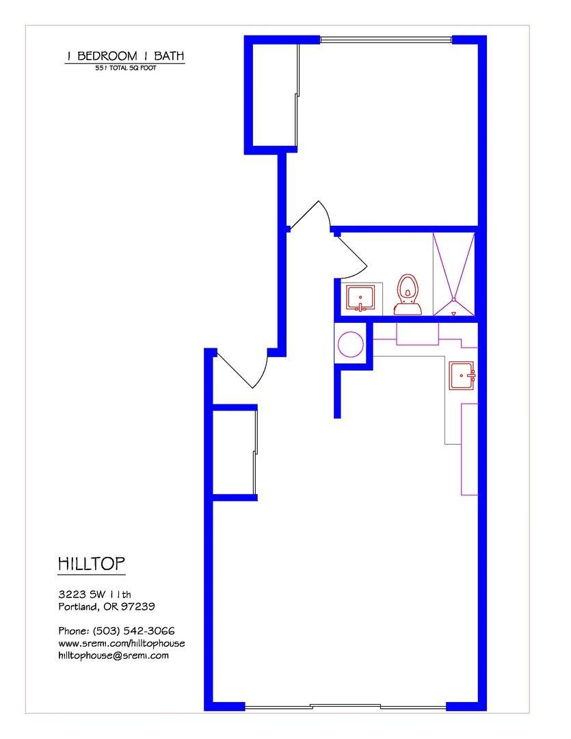 Apartment for rent at 3223 SW 11th Ave, Portland, OR 97239