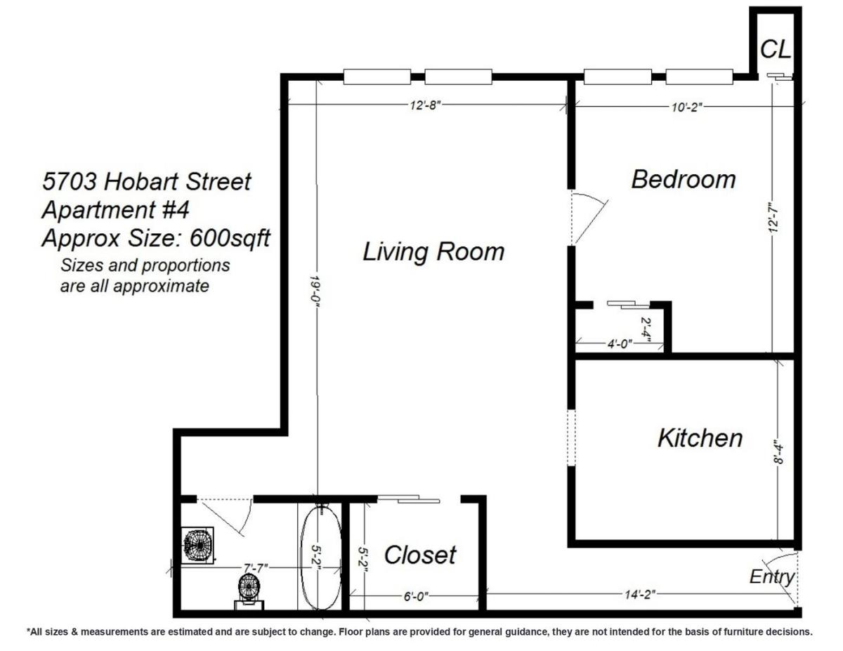 Apartment for rent at 5703-5717 Hobart St, Pittsburgh, PA 15217