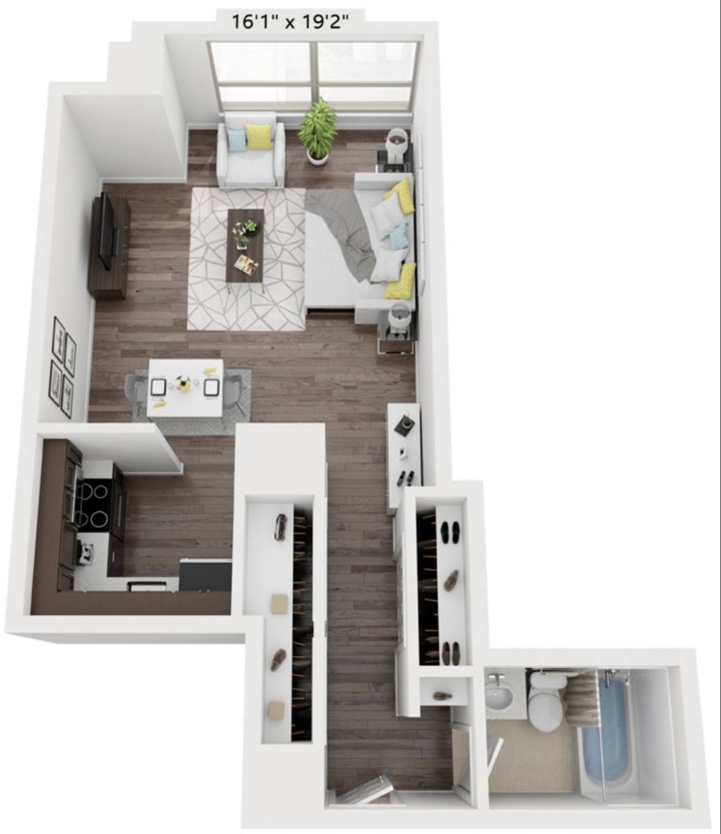 Apartment for rent at 555 W Madison St #4309, Chicago, IL 60661