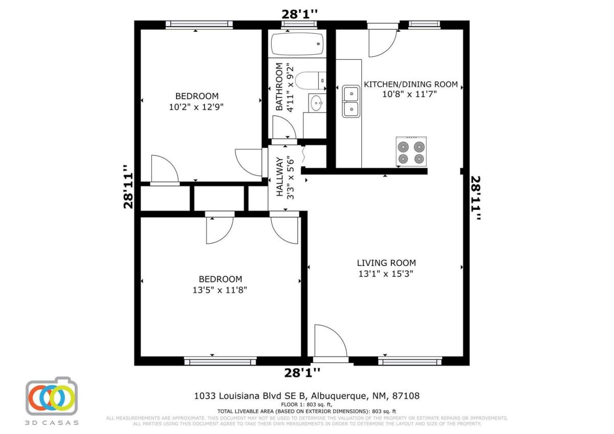 Apartment for rent at 1033 Louisiana Blvd SE, Albuquerque, NM 87108