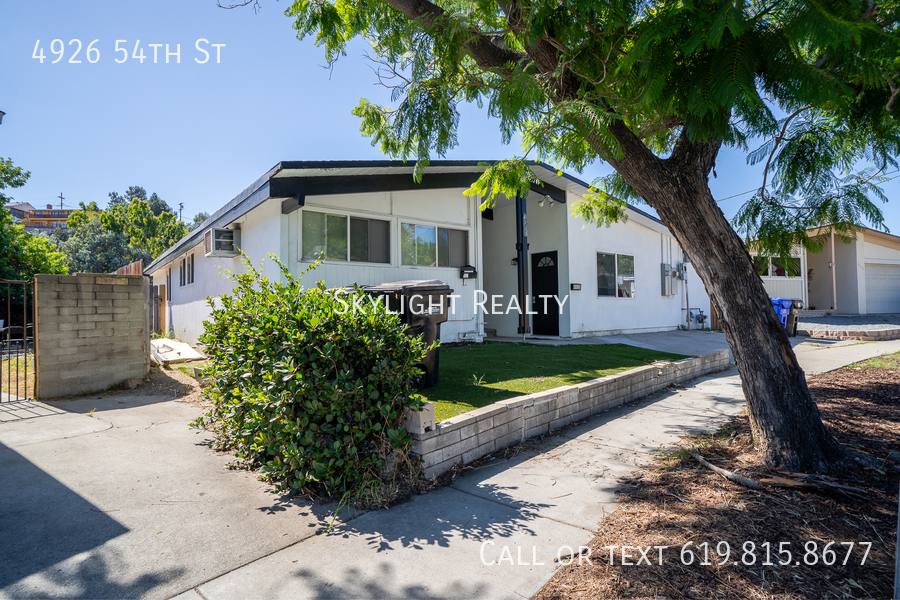 House for rent at 4926 54th St, San Diego, CA 92115