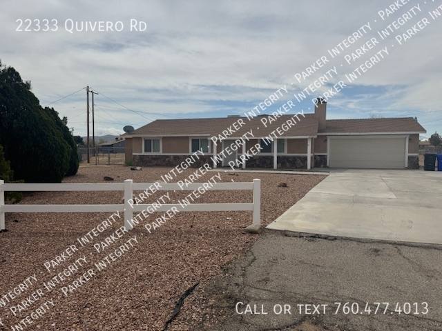 House for rent at 22333 Quivero Rd, Apple Valley, CA 92307