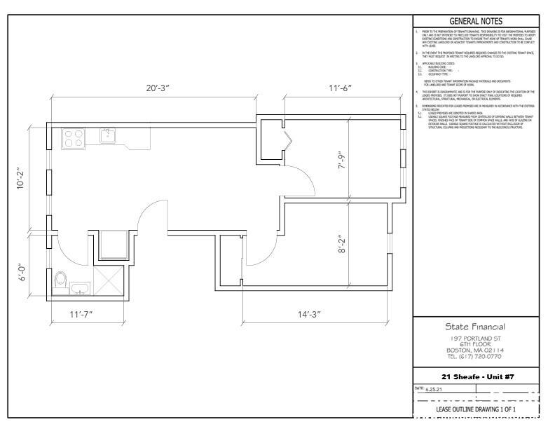 Apartment for rent at 21 Sheafe St #13, Boston, MA 02113