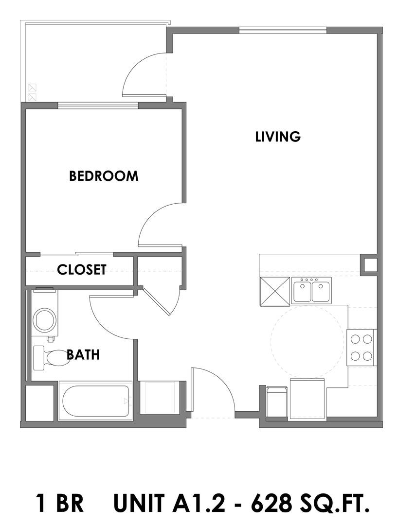 Apartment for rent at 3060 W Olympic Blvd, Los Angeles, CA 90006