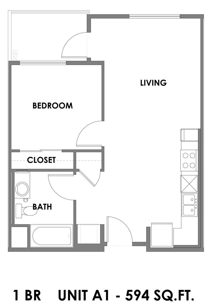 Apartment for rent at 3060 W Olympic Blvd, Los Angeles, CA 90006