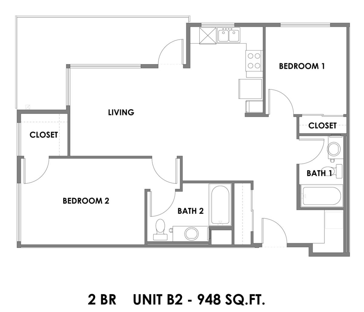 Apartment for rent at 3060 W Olympic Blvd, Los Angeles, CA 90006