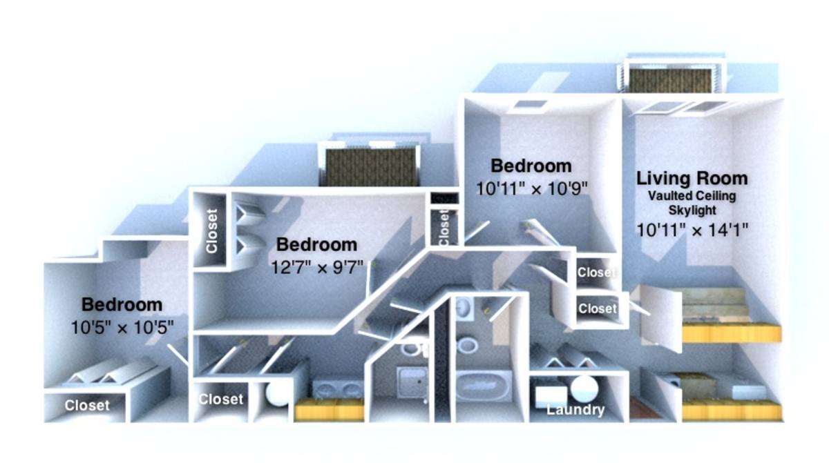 Apartment for rent at 514 N 7th St, Lafayette, IN 47901