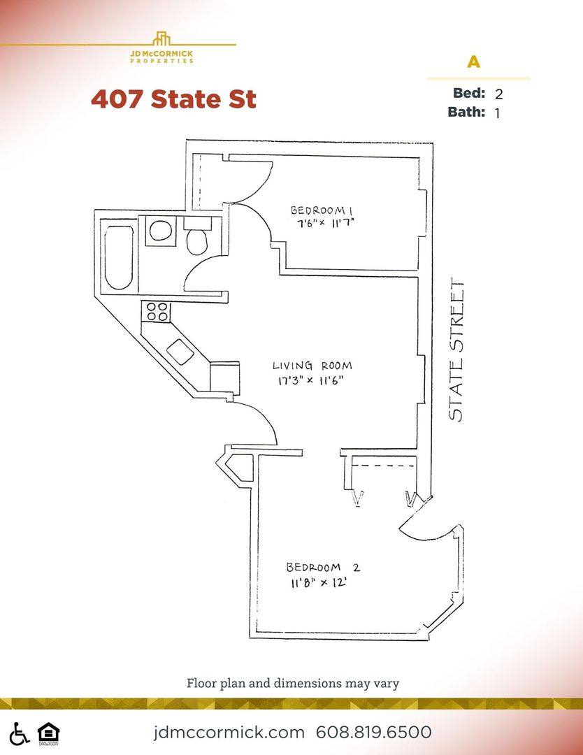 Apartment for rent at 401 407 State St, Madison, WI 53703