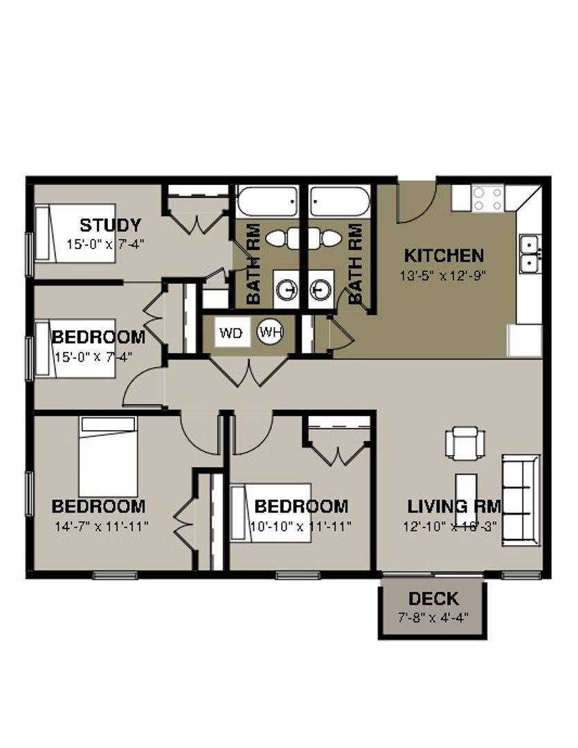Apartment for rent at 121 Beach Ave, Ames, IA 50014