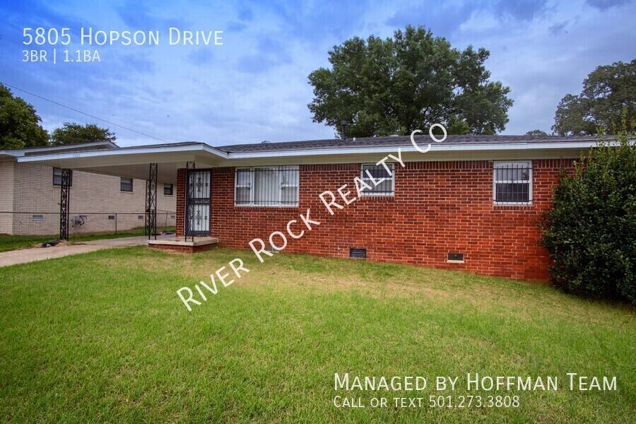 House for rent at 5805 Hopson Dr, Little Rock, AR 72209