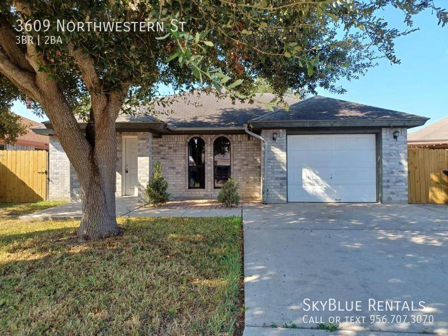 House for rent at 3609 Northwestern St, McAllen, TX 78504