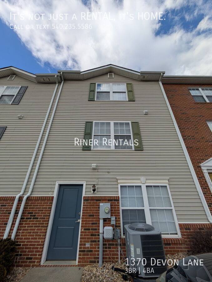 Townhouse for rent at 1370 Devon Lane, Harrisonburg, VA 22801