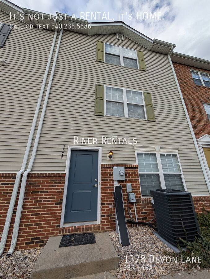 Townhouse for rent at 1378 Devon Lane, Harrisonburg, VA 22801