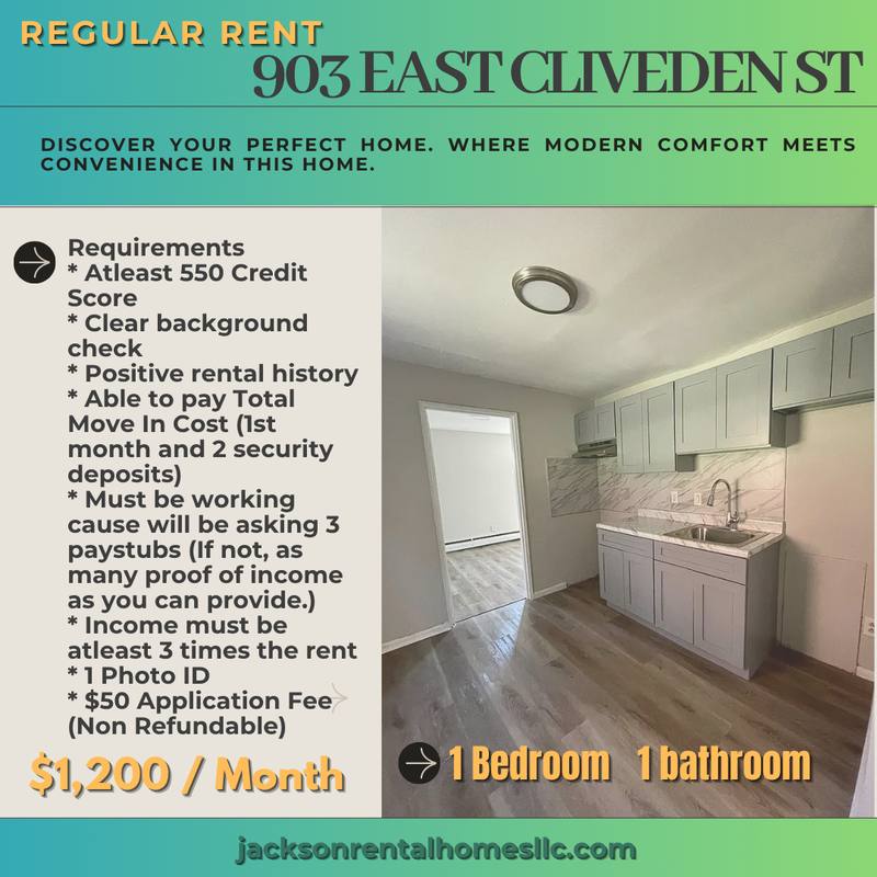 Apartment for rent at 903 E Cliveden St #1, Philadelphia, PA 19119