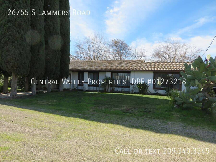 House for rent at 26755 S Lammers Rd, Tracy, CA 95377