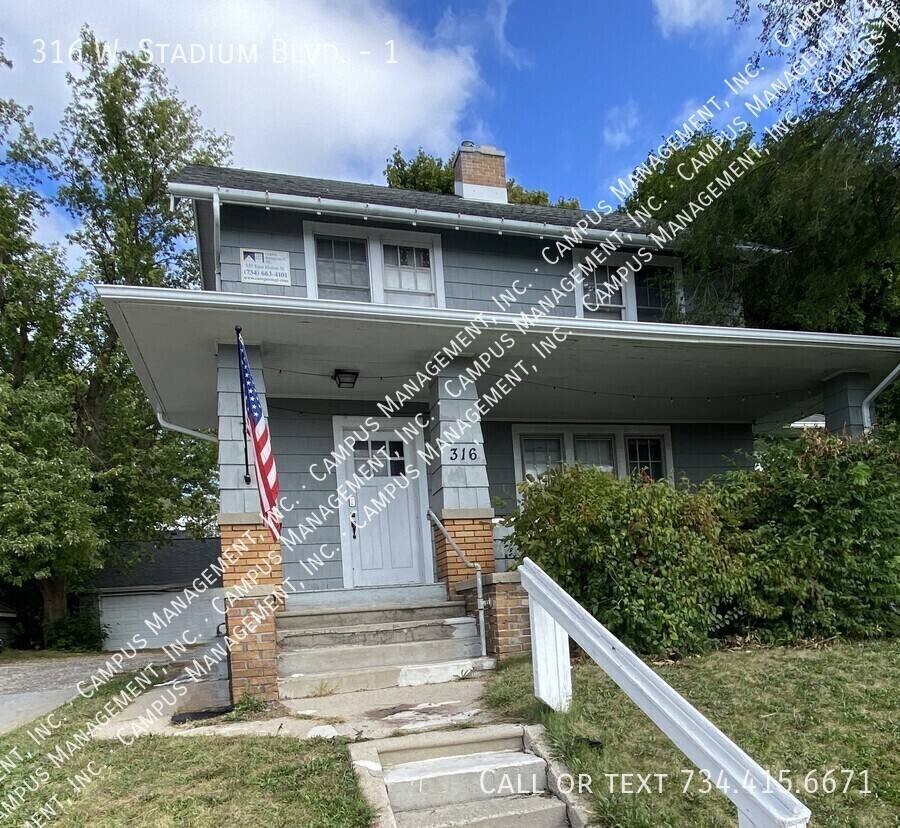 House for rent at 316 W Stadium Blvd #1, Ann Arbor, MI 48104