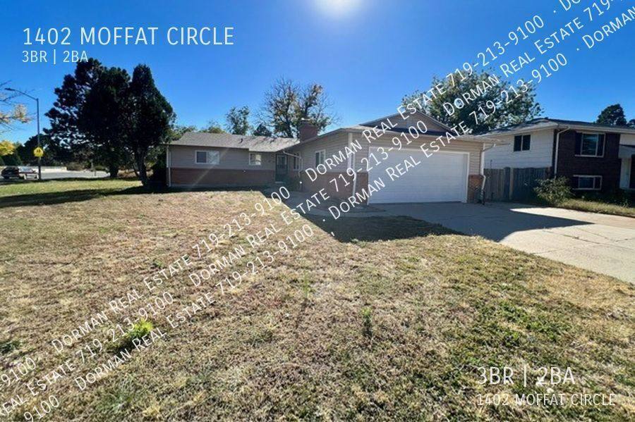 House for rent at 1402 Moffat Circle, Colorado Springs, CO 80909
