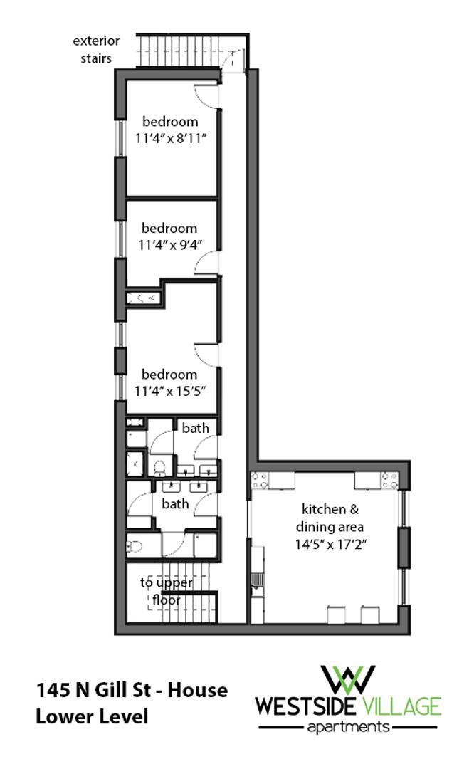 Apartment for rent at 145 N Gill, State College, PA 16801