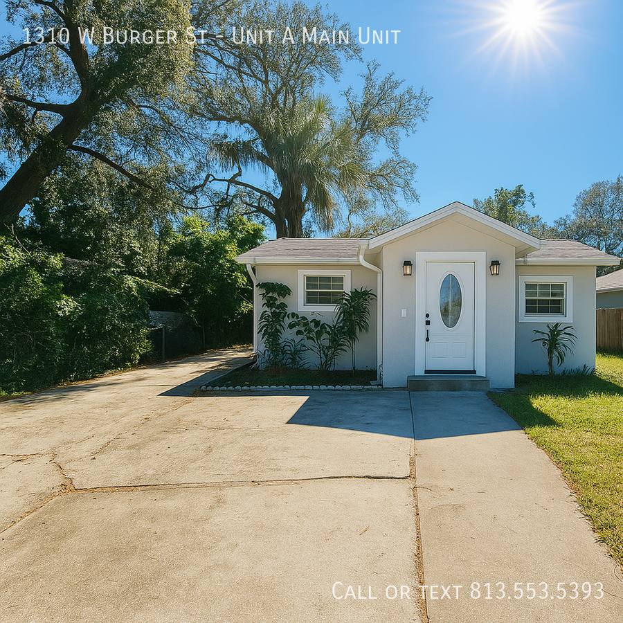 Apartment for rent at 1310 W Burger St #A Main, Tampa, FL 33604