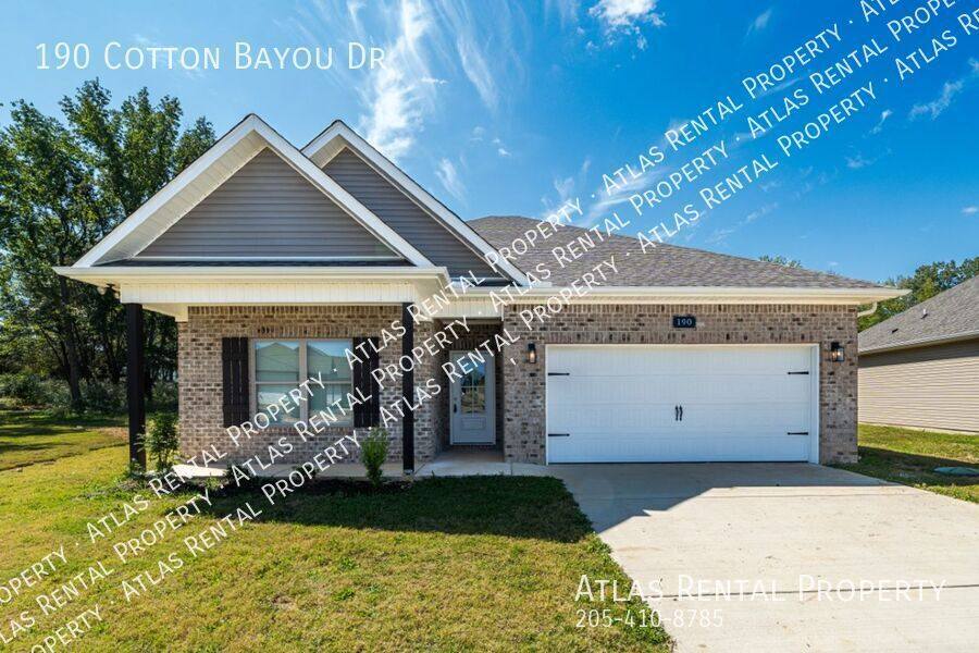 House for rent at 190 Cotton Bayou Dr, Meridianville, AL 35759