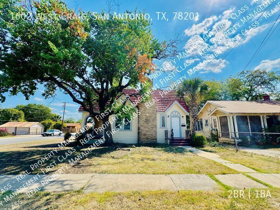 House for rent at 1602 W Craig, San Antonio, TX 78201