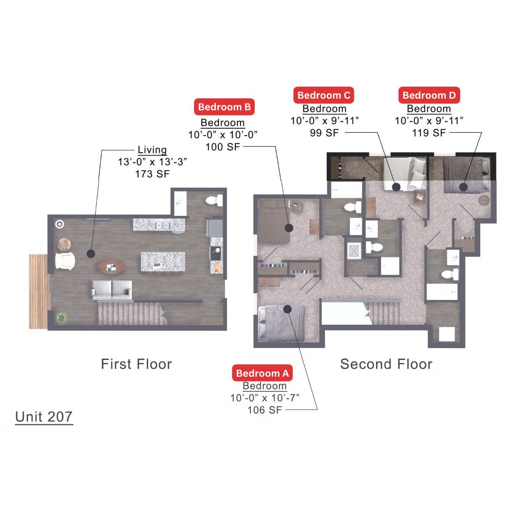 Apartment for rent at 2811 W St, Ames, IA 50014