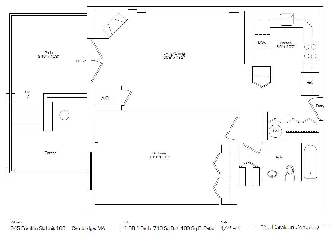Apartment for rent at 345 Franklin St #109, Cambridge, MA 02139