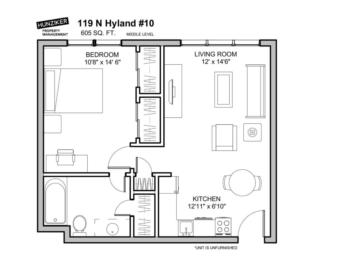 Apartment for rent at 119 N Hyland, Ames, IA 50014