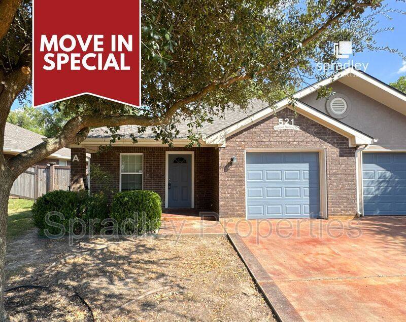 Townhouse for rent at 518A Pepper Spring Court, Temple, TX 76502